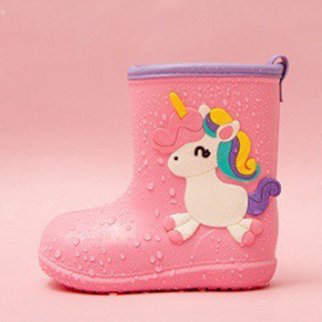 주니이치 아동 키즈 레인부츠 EVA 가벼운 공룡 유니콘 장화 우비