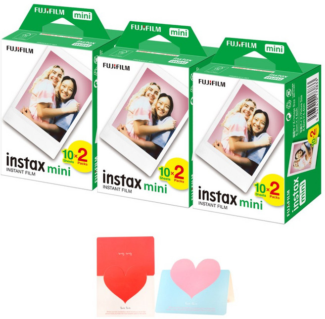 인스탁스 미니필름 60장+선물SET 미니12 11 40 90 에보용, 1개, 미니필름 60매