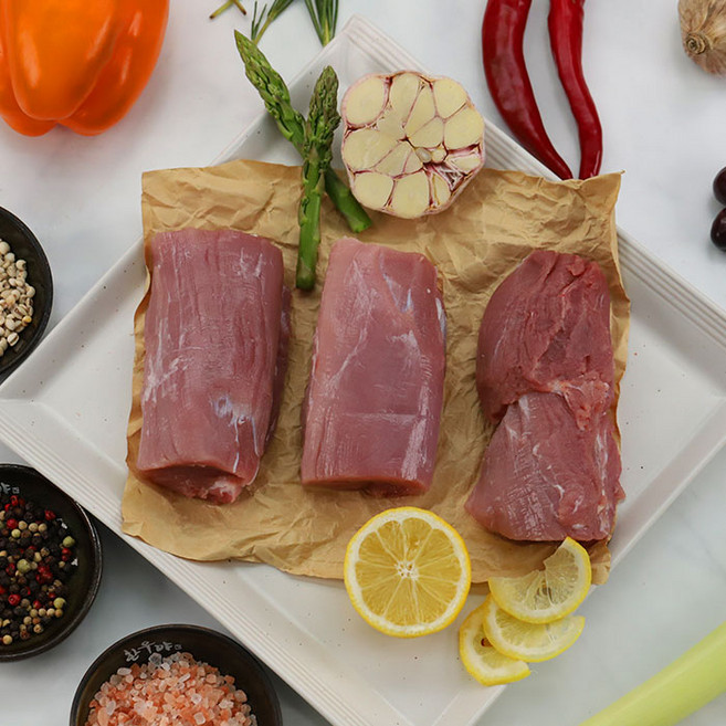 [미트스튜디오] 한돈 1등급이상 등심 500g, 장조림용, 1개