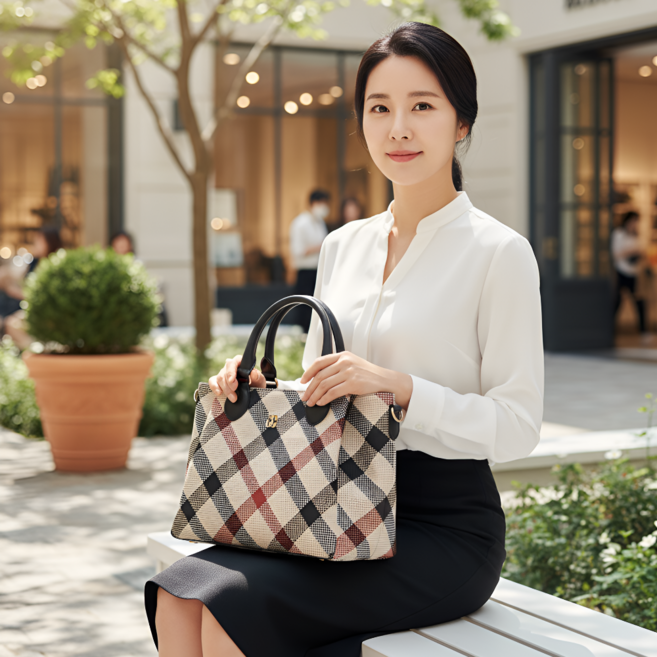 닥스 여성 가방 크로스백 겸 토트백