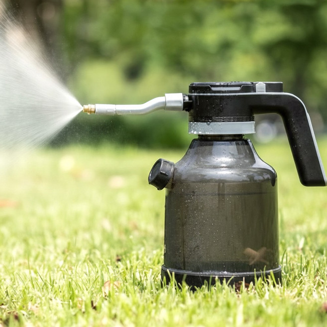 21세기트랜드 바이로젯 3L 대용량 충전식 전동 분무기 KC인증 배터리 자유 각도 조절 원터치 분사, 블랙, 1개