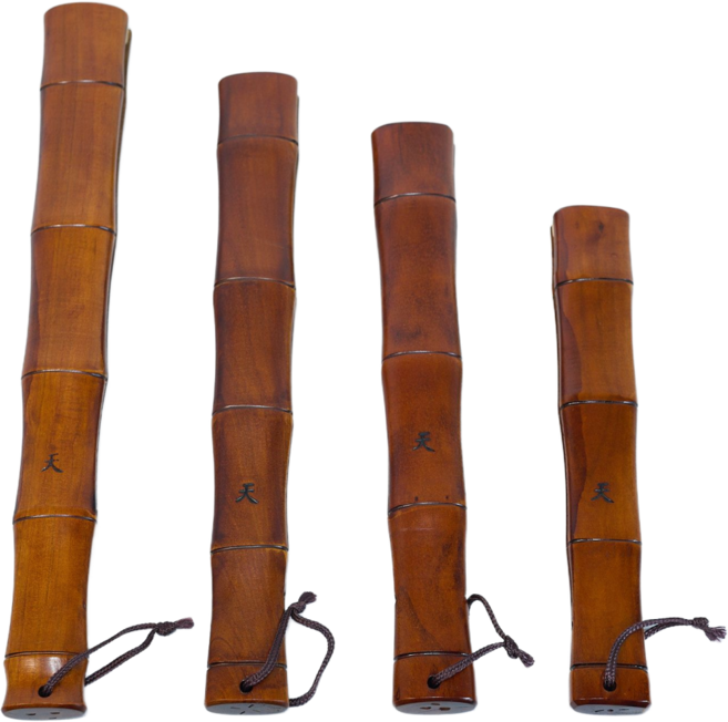 수제 벚나무 옻칠 죽비 기도용 수행용 참선 좌선 명상 불교용품, 중(약 38cm), 1개