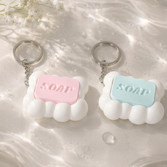 비누키캡키링 열쇠고리 키홀더