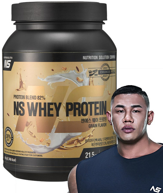 NS 웨이 프로틴 곡물맛 헬스보충제 단백질보충제, 1개, 450g