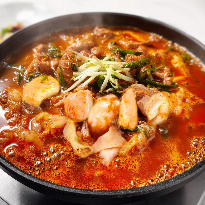 우리한끼 더담은 대창 소곱창전골, 3개, 1.2kg