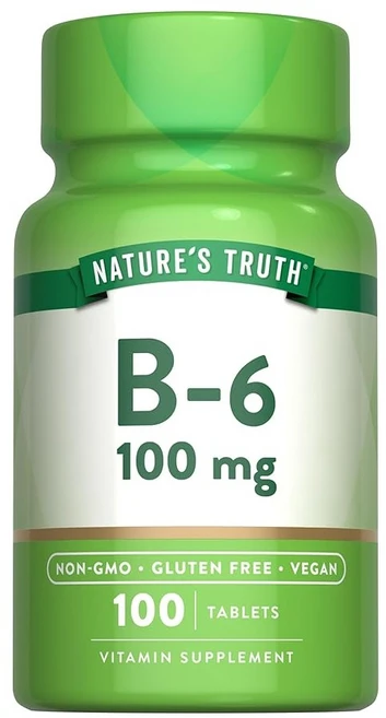 Natures Truth 비타민 B6 100mg 100정, 1개 - 쿠팡