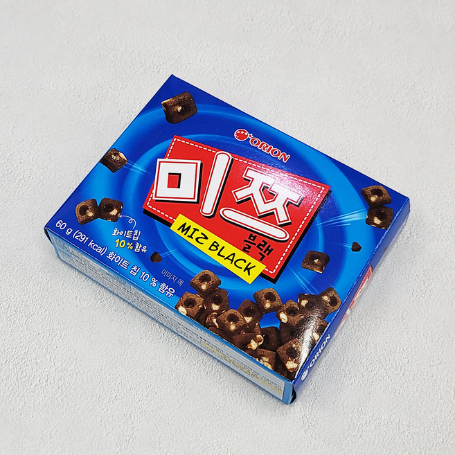 [과자먹깨비] 오리온 미쯔 블랙, 60g, 1개