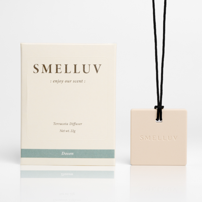 스멜럽 차량용 방향제 퍼퓸 테라코타 디퓨저, 도손, 1개