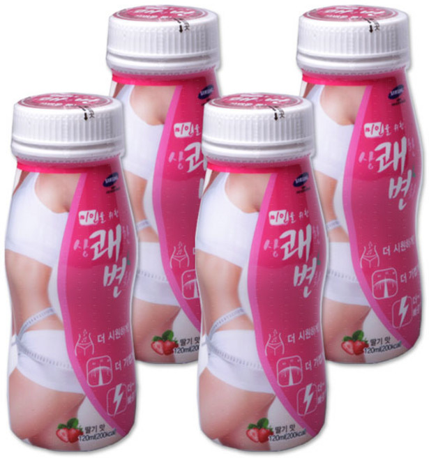 미인을 위한 상쾌한변화 4병+(사은품 랜덤증정), 4개, 120ml