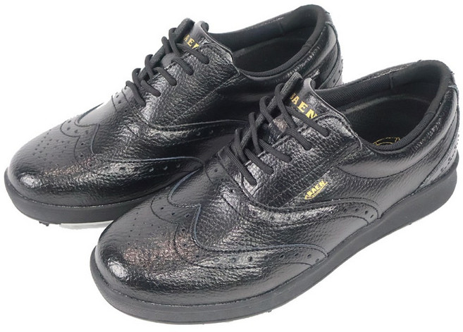 밴 국내제작 수제 가죽 골프화 파크골프화 BN-601 블랙