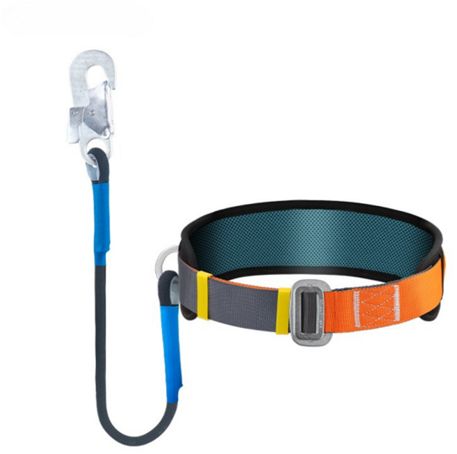 단일 허리 작업 벨트 등반 훈련용 고지 하네스 전기 기사 건설 보호 로프, Harness Big Hook, 1개