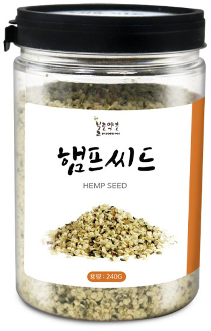 햄프씨드(캐나다) 240g(통) 대마씨 씨앗 잡곡 밥, 햄프씨드[캐나다] 240g[통], 1개