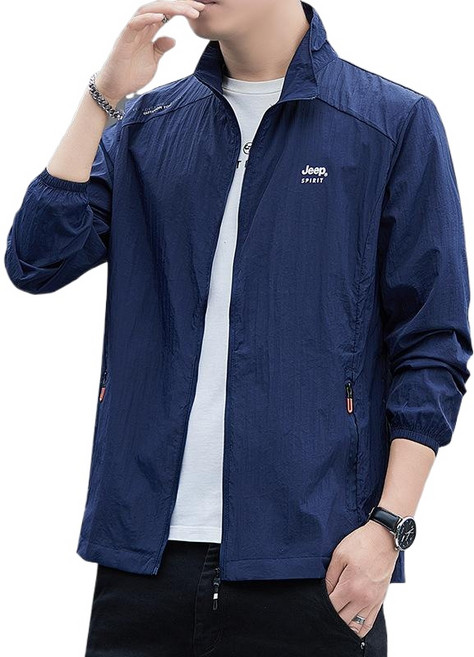 JEEP SPIRIT 여름 남성 주력 스타일 집업 점퍼 23MA783JC7259+양말 증정