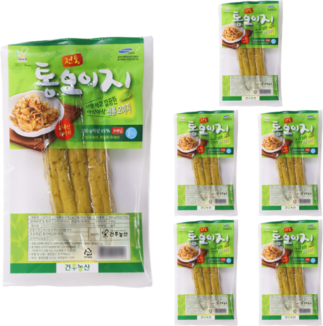 [TV홈쇼핑정품 인포벨]정가네 아삭한 밑반찬 오이지 이성자 명인의 통오이지 장아찌 수제 국내산 전통방식 숙성 무침 밥반찬, 1세트, 1.8kg