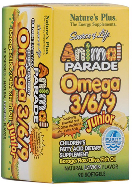 네이처스 플러스 오메가 369 주니어 레몬맛 90캡슐, 1개, 90정