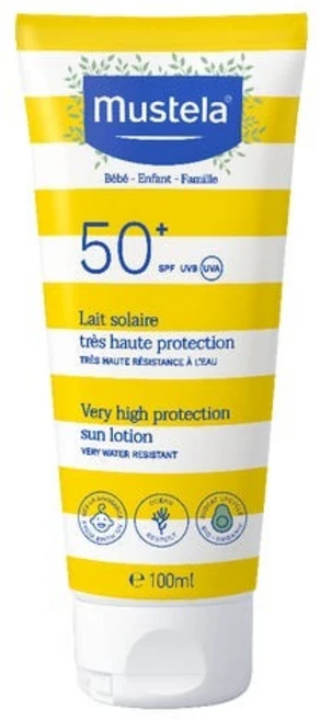 MUSTELA 프랑스 정품 무스텔라 베베 솔레일 SPF50+ 선밀크 100ml, 1개 - 쿠팡