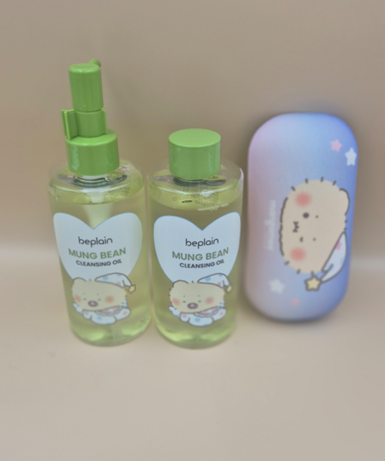 비플레인 녹두 클렌징 오일 증량 기획세트, 200ml, 2개