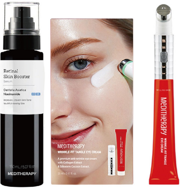 MEDITHERAPY 修護A醛精華150ml+緊緻震動眼霜20ml(2件組), 1件, 150ml