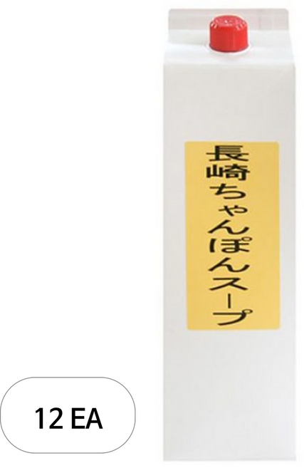 아리아케 야타이 나가사끼 짬뽕 스프 소스, 1.8L, 12개