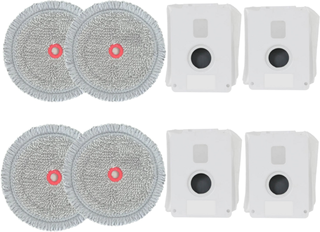 소소센스 LG 코드제로 물걸레패드 먼지봉투 4+4 / A9 A9S M9 무선청소기 호환, 1개, 소모품