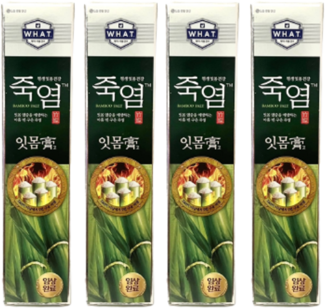 죽염 잇몸고 치약, 140g, 4개