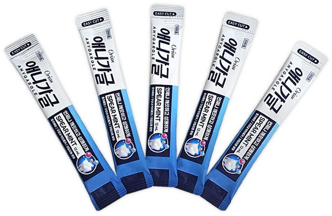 일회용 애니가글 12ml 100개입 (휴대용 가글 입냄새 제거 충치 예방), 100개