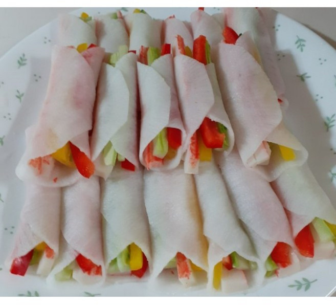 2+1 쌈무세트 3종 야채무쌈 캠핑 삼겹살 고기 유자 와사비