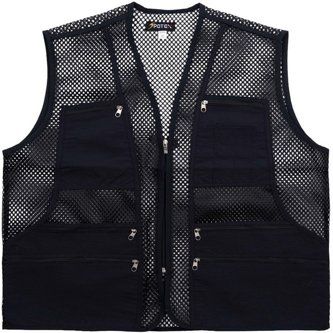 그룹티마켓 국산 사다리 왕망사 조끼 12칼라 M~3XL