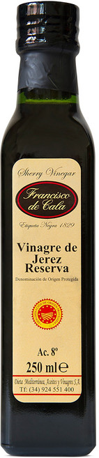 【Bello Rato】25年陳年雪莉醋 西班牙Jerez雪莉酒金三角產區 油醋醬 涼拌 生飲, 1個, 250ml