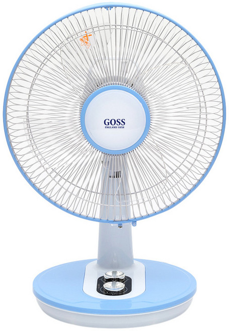 작지만강력한 4엽 30cm 탁상용선풍기 블루색상책상선풍기 미니선풍기 소형선풍기 캠핑선풍기, 고스 4엽 30cm 선풍기