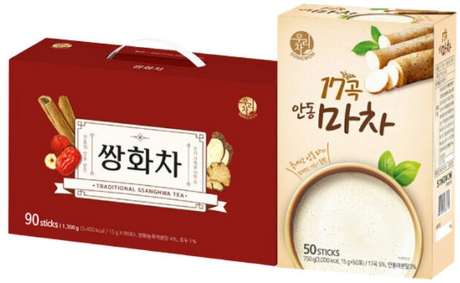 송원 쌍화차 90T +17곡 안동마차 50T, 1개