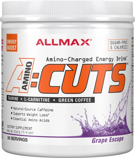 올맥스 Allmax A 컷 아미노-차지드 에너지 드링크 포도맛 복합아미노산, 1개, 210g, 210g - 쿠팡
