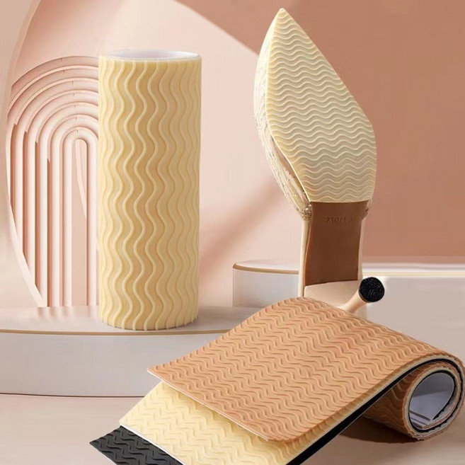 FATTYS 미끄럼방지 신발 밑창 수선 패드 스티커, 2개, 블랙