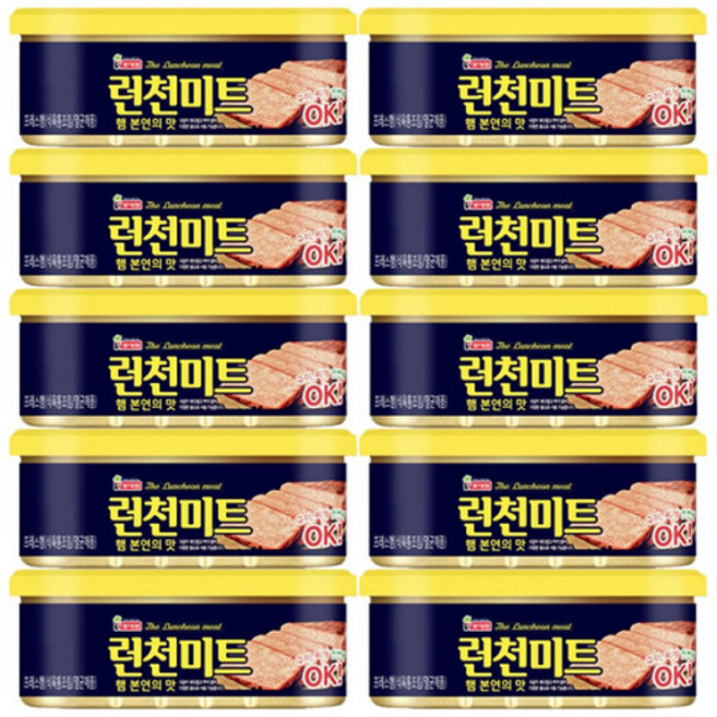 롯데 런천미트 120gX10개 햄 소시지, 120g, 10개