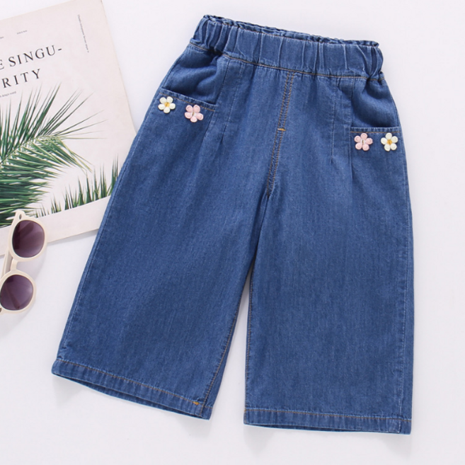 알리팡 여아 바지 와이드 팬츠 편안한 밴딩