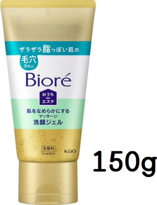 카오 비오레 집 de 에스테틱 피부를 부드럽게 해주는 마사지 세안젤[150g], 단일, 1개
