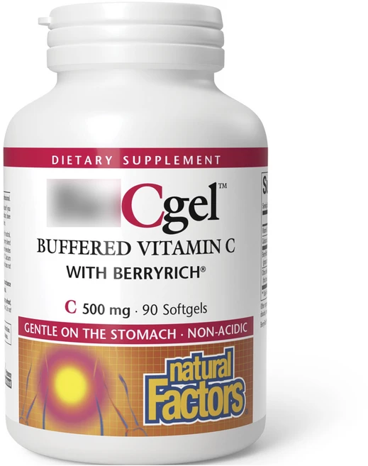 네추럴팩터스 C젤 퍼버드 비타민 C 500mg 베리리치 함유 소프트젤, 90정, 1개 - 쿠팡