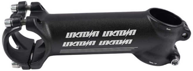 언노운 엘 스템 17도 저각도 픽시 자전거 롱 스템 L-STEM 알루미늄 파츠, 1개, 매트블랙 17도 130MM