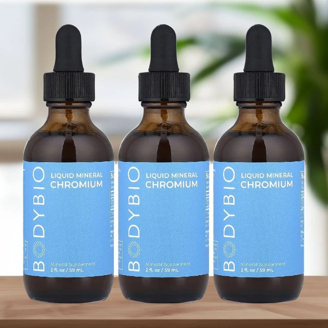바디바이오 액상 크롬 크로뮴 미네랄 Chromium 효능 추천 59ml BodyBio 3병 - 쿠팡