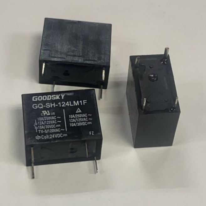 GOODSKY 繼電器 24VDC 4腳 型號 GQ-SH-124LM1F, 1個