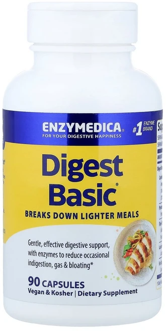 Digest Basic 필수효소포뮬라 90캡슐 엔자이메디카, 90정, 1개 - 쿠팡