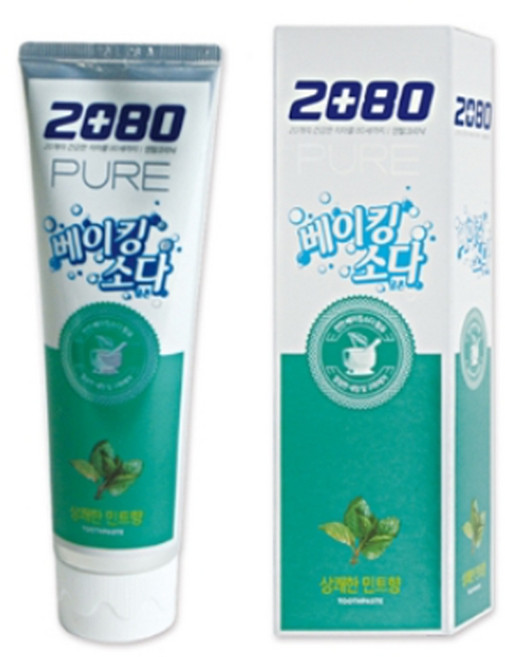 2080 베이킹소다 민트 치약 120g, 1개