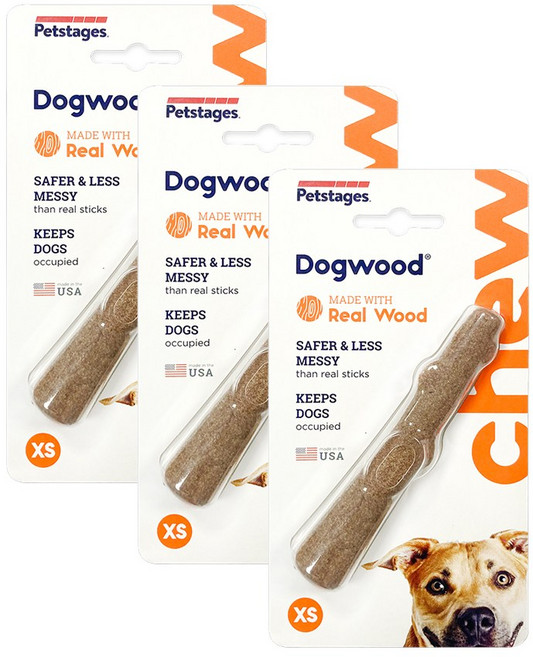 펫스테이지 도그우드스틱 장난감, 3개