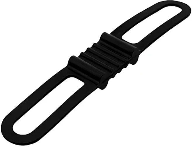 자전거 사이클링 실리콘 탄성 스트랩 밴디지 라이트 램프 마운트 거치대 미러 녹음기 고정 고무 밴드 헤드라이트, [01] black, 1개