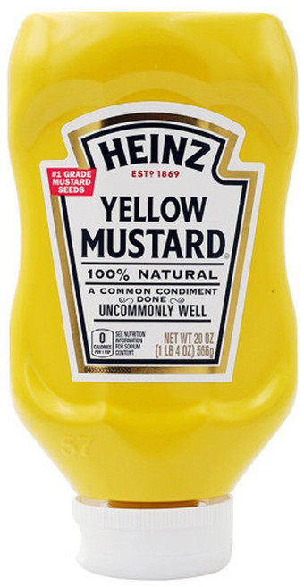 하인즈 Heinz 옐로우 머스타드 겨자소스 566g, 1개