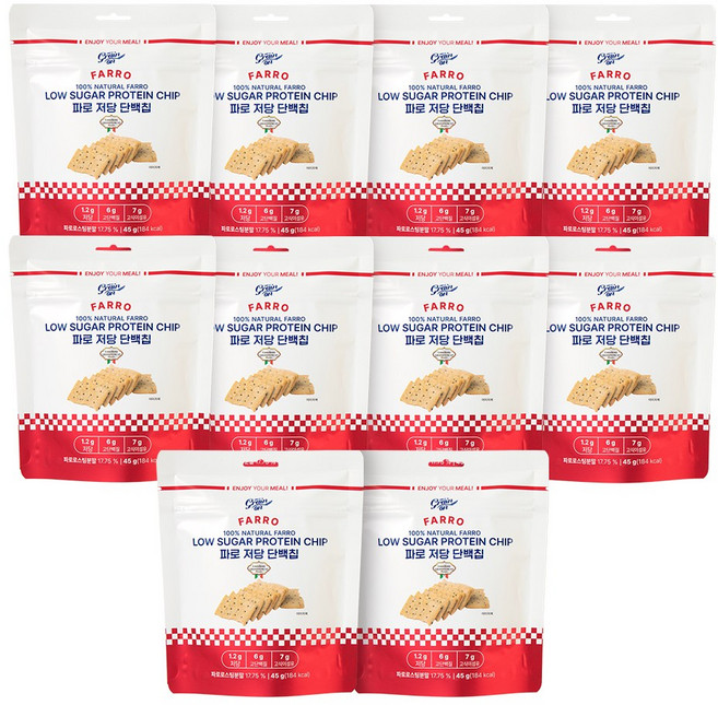 그레인온 파로 저당 단백칩, 10개, 45g