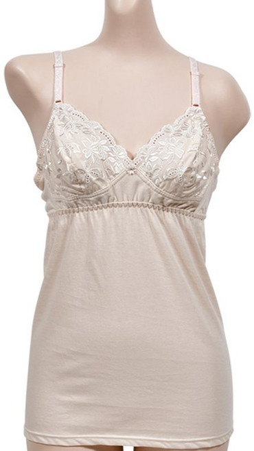 소곳 기능성 노와이어 플라워 자수 순면 끈 여성 브라 런닝 0045rb