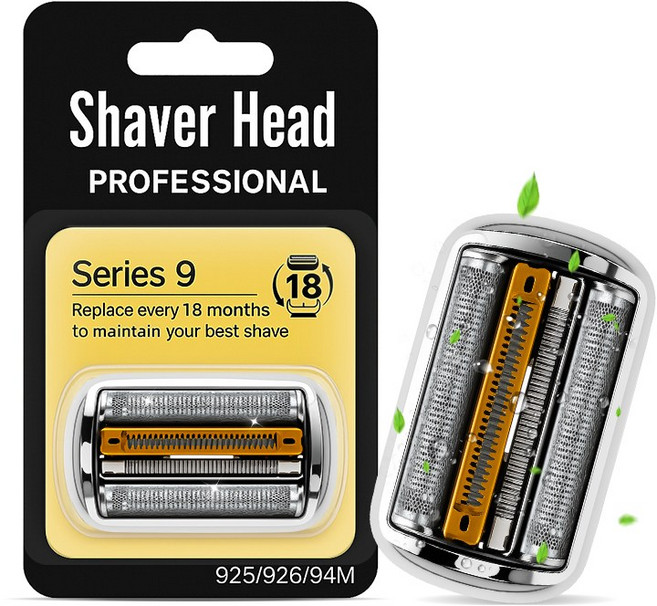 브라운 시리즈9 호환 면도기 헤드 (92S/92M/92B/94M) 실버, 1개