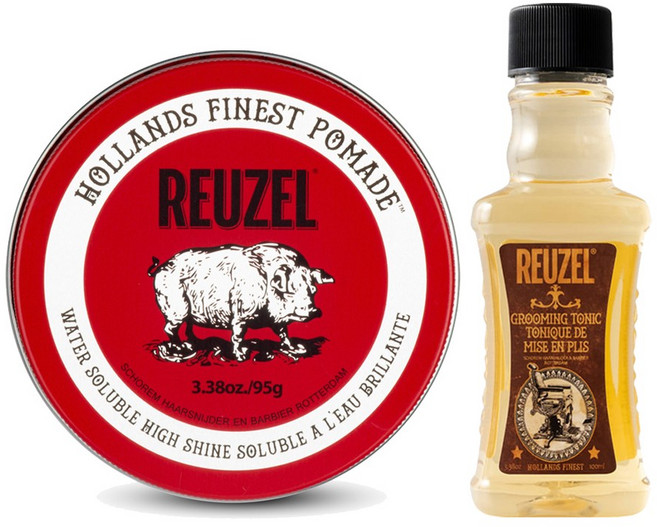 리우젤 그루밍 토닉 100ml + 레드 수성 고광택 포마드 95g, 1개