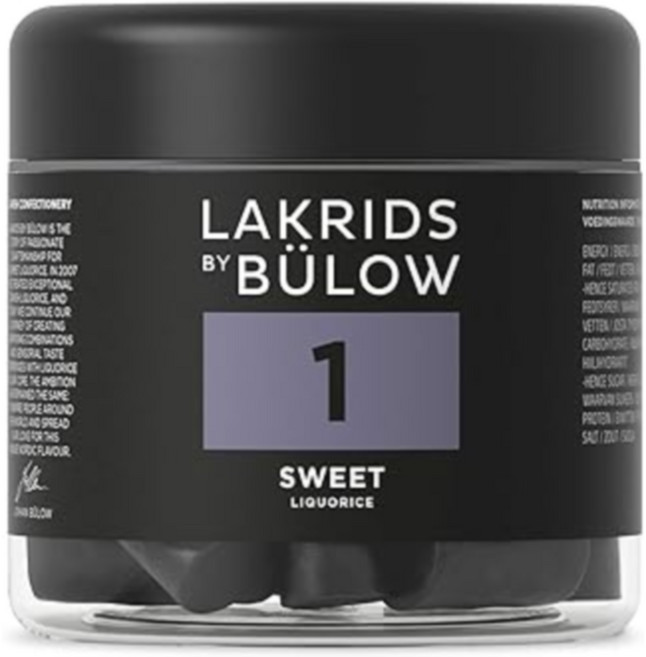 Lakrids 라크리스 덴마크 비건 감초 디저트 150g, 1개